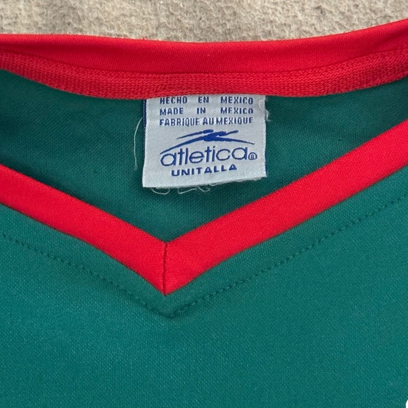 Atletica Mexico 2002 Home Football Shirt Soccer Jersey Size Medium Y2k Blokecore - Picture 2 of 8
